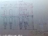 Palacio de la Diputación. Proyecto de la fachada lateral. Justino Flores. 1885